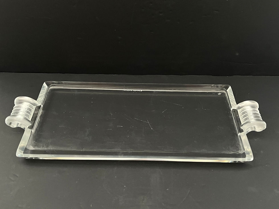 Thumbnail: Plateau Lalique en cristal