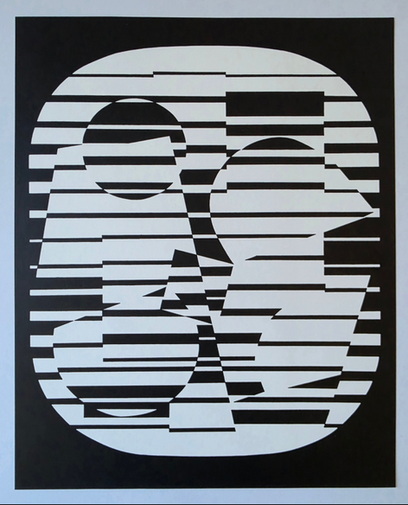 Victor Vasarely (1906-1997) - Zeta - 1955