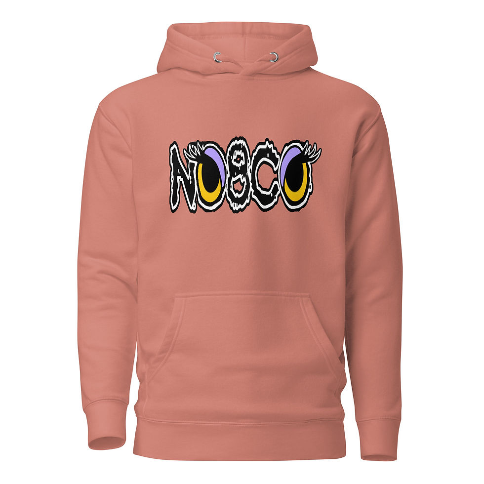 Thumbnail: Womens NO8CO Lash Owl  Lavender Long Sleeve Hoodie