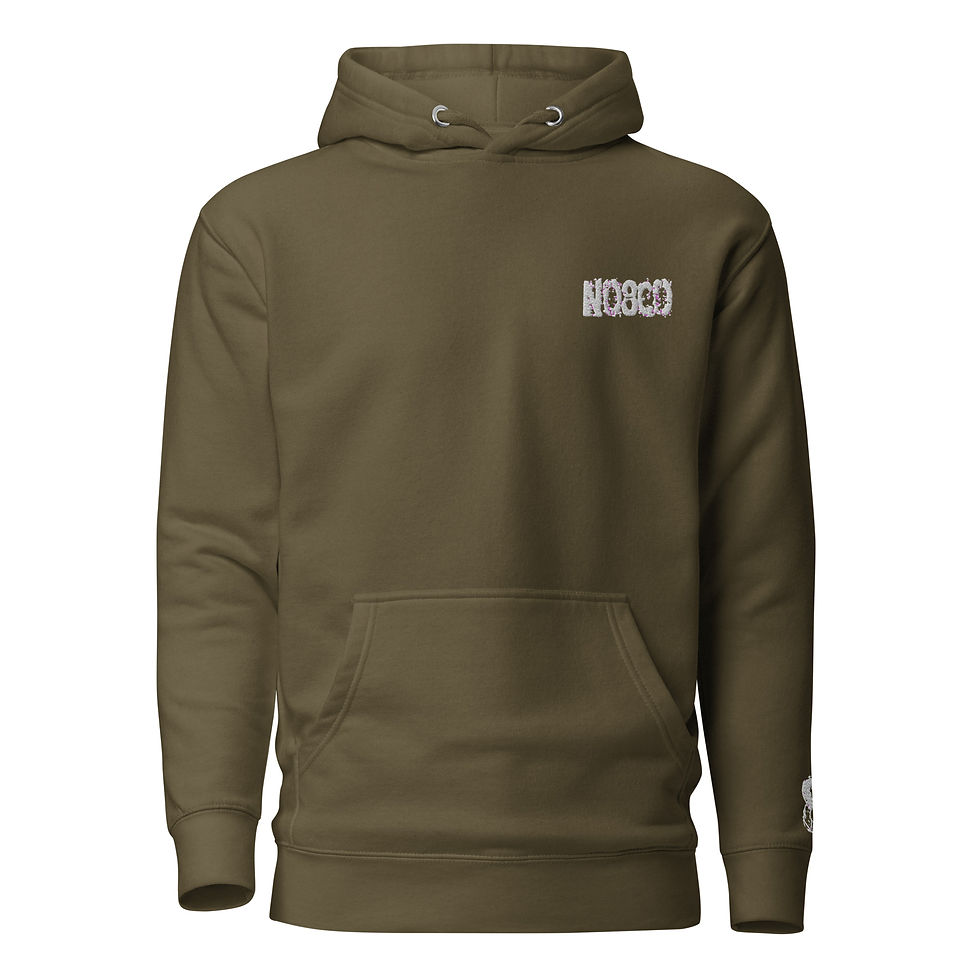 Thumbnail: Limited Edition NO8CO "Hazmat Owl" Hooded Long Sleeve Sweatshirt V1