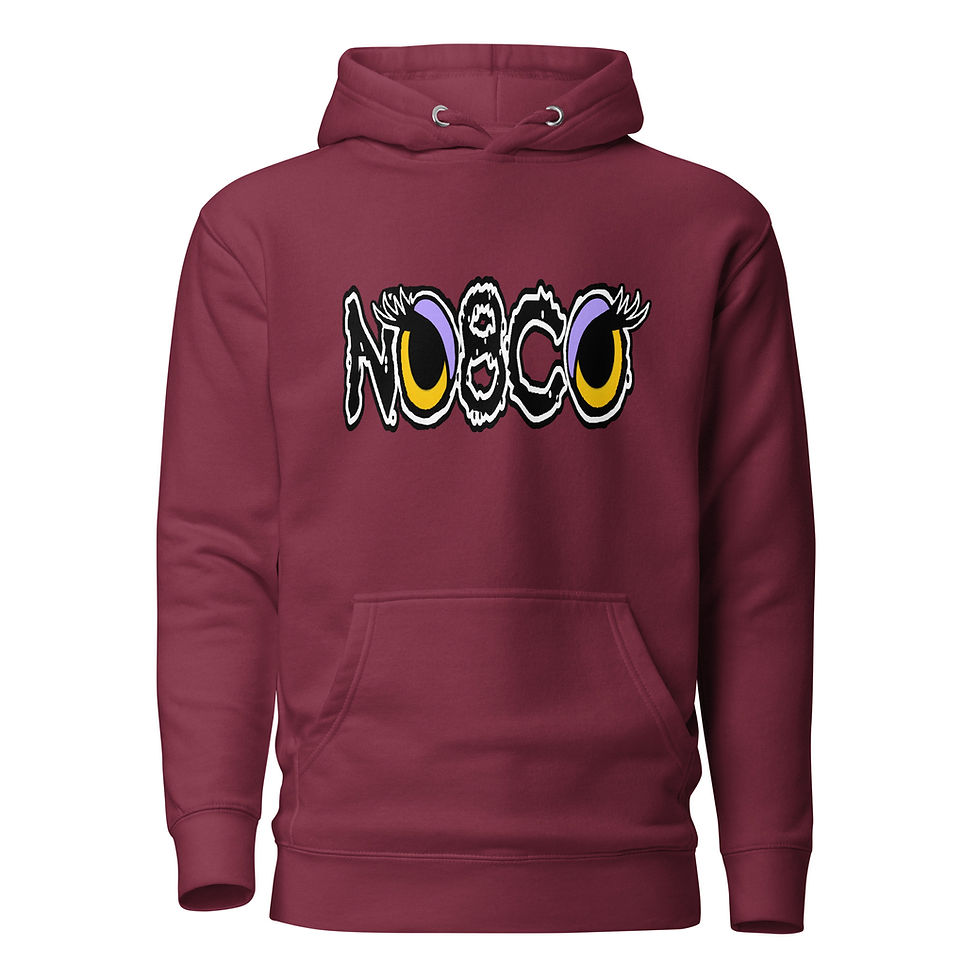 Thumbnail: Womens NO8CO Lash Owl  Lavender Long Sleeve Hoodie