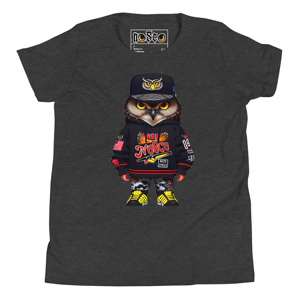Thumbnail: NO8CO Youth  Owl Toon T Shirt