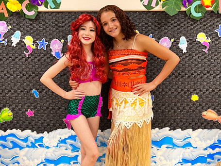 Moana and Ariel