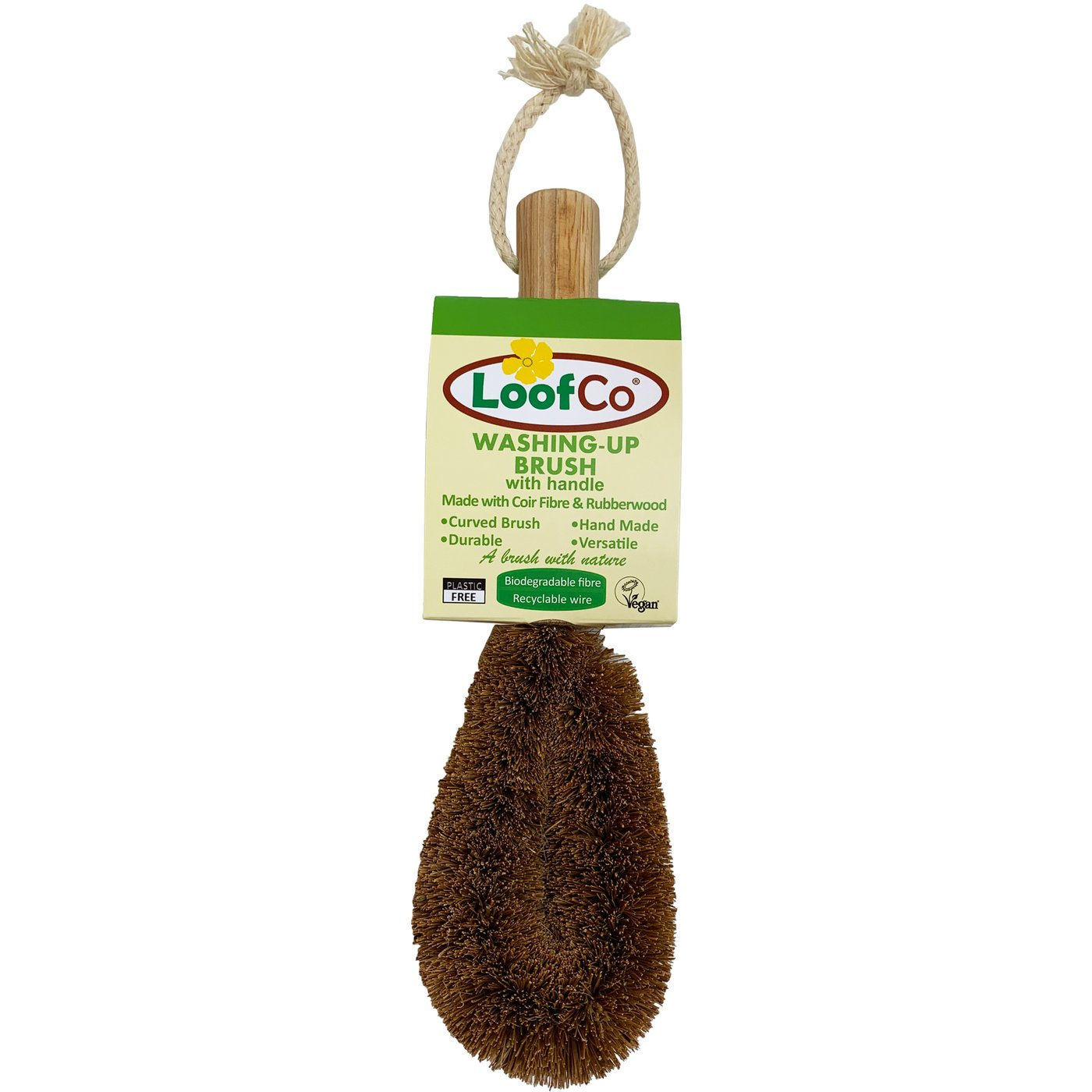 Washing Up Brush with Handle - LoofCo