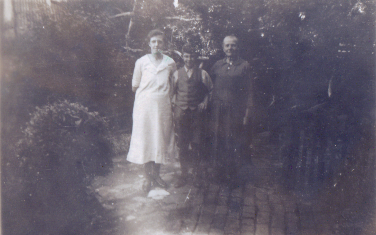 Three generation of the Gubbins family at Eydon in the late 1920s