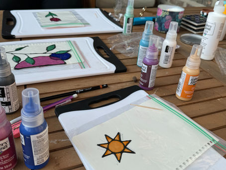 How to: Faux Stained Glass Window Decals