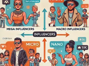 The Ultimate Guide to Types of Influencers: Mega, Macro, Micro, and Nano Explained