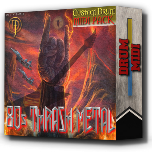 80's Thrash Metal Drum MIDI Pack Iron Stronghold