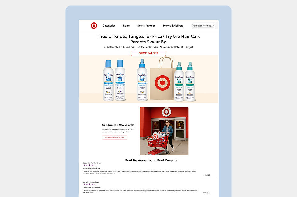 Web Design_Project Target Custom Lander