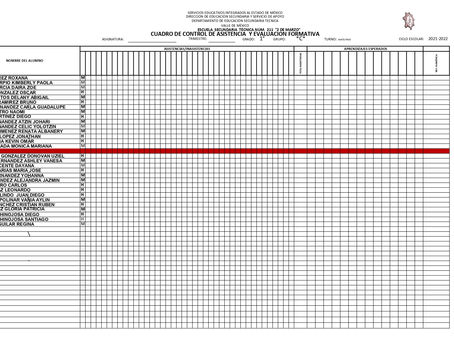 LISTADOS DE ALUMNOS DE PRIMER GRADO 