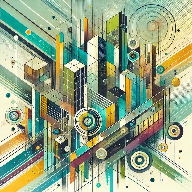 DALL·E 2024-09-16 14.26.51 - Create an abstract stock photo for a graphic design portfolio