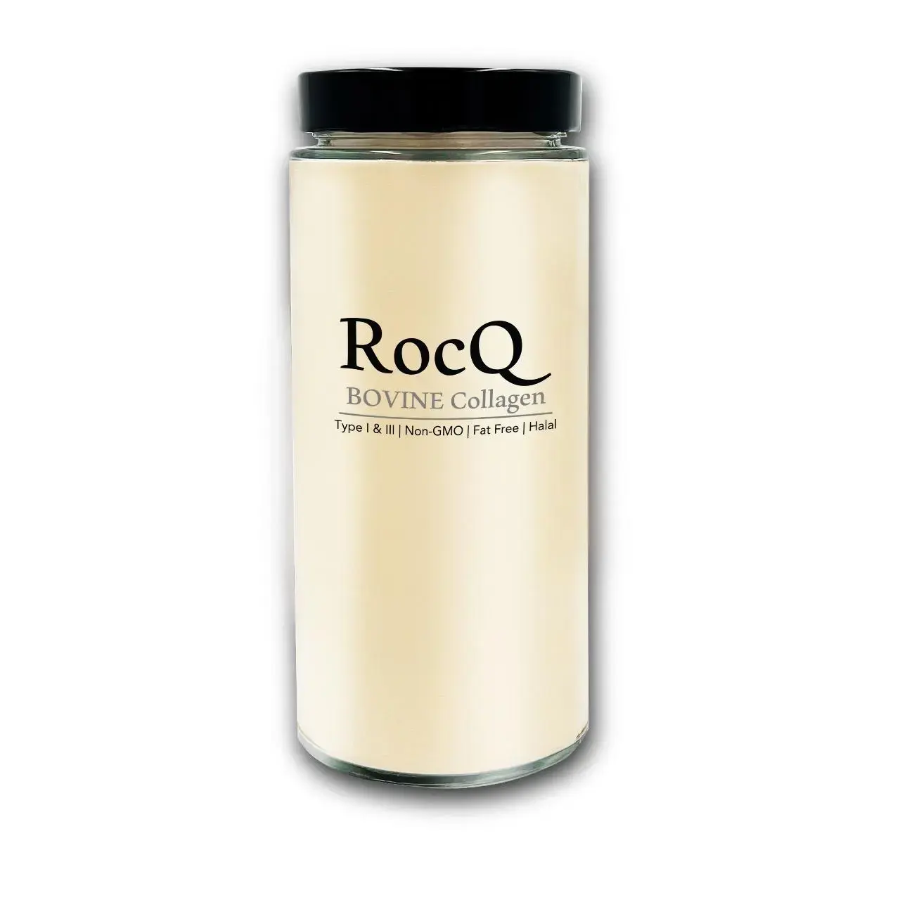 RocQ Hydrolyzed Collagen 400g Glass
