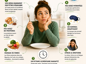 🍽️ Toujours faim : pourquoi ai-je faim toute la journée ?