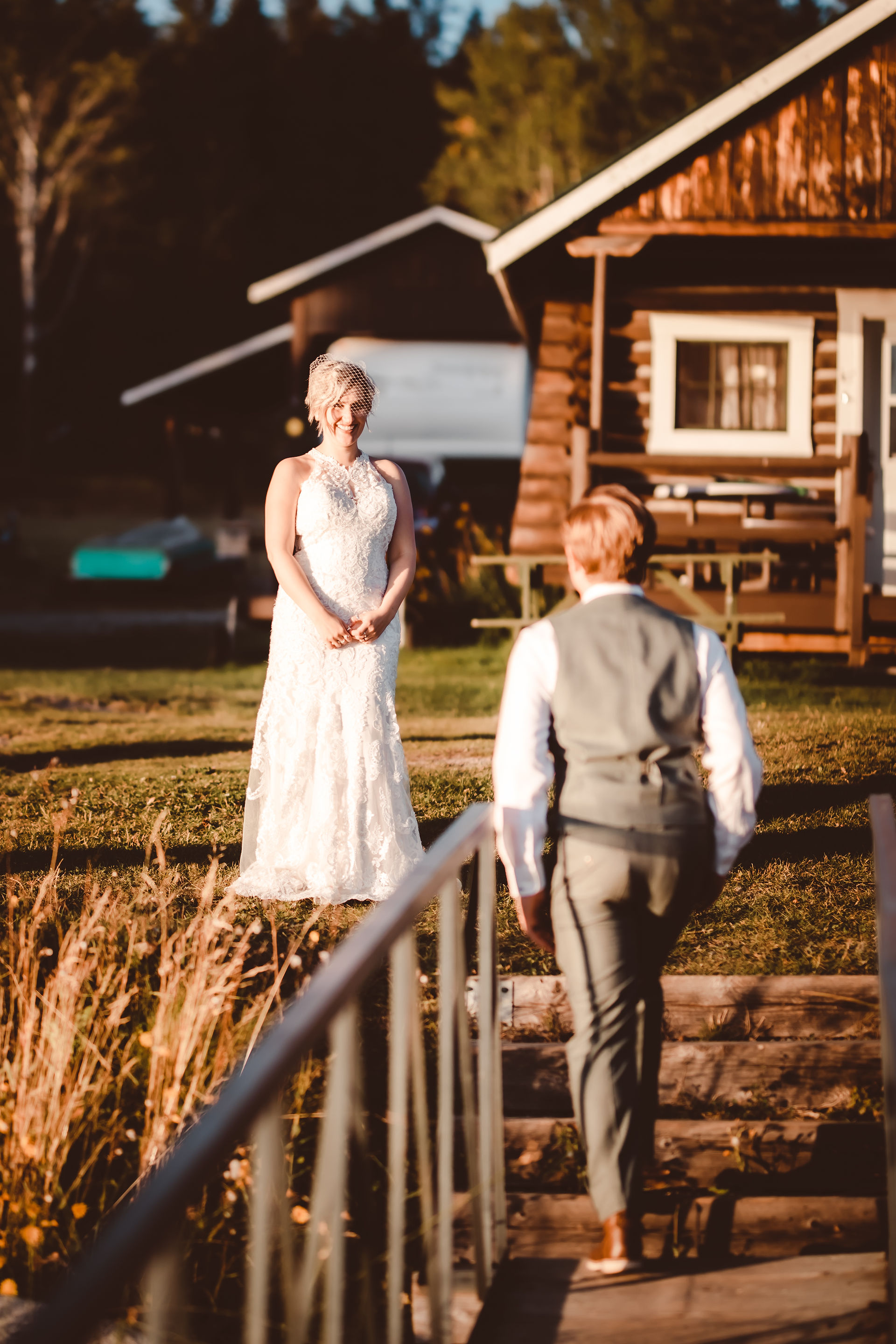Lakefront cabins and camping make Martens Resort on Timothy Lake the best weekend destination wedding venue in BC