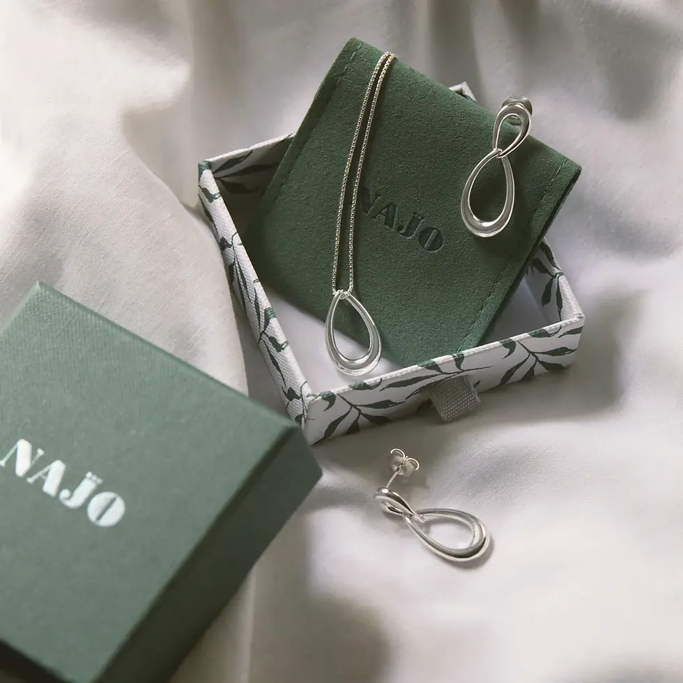 Thumbnail: Najo N7352 Vivante Pendant Silver