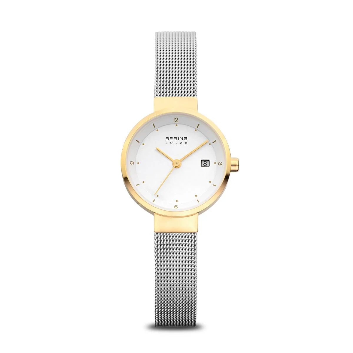 Bering - 14426-010 - Solar Classic Silver/Yellow Tone Watch