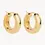 Thumbnail: Najo E6937 Cocoon Hoop Yellow Earring
