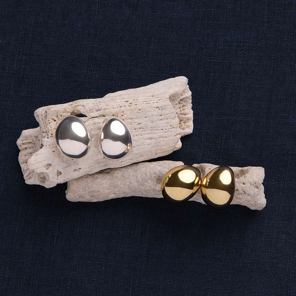 Thumbnail: Najo E7426 Encounter Huggie Earring Yellow