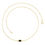 Thumbnail: 9ct Yellow Gold Faceted Smokey Quartz Solid Necklace