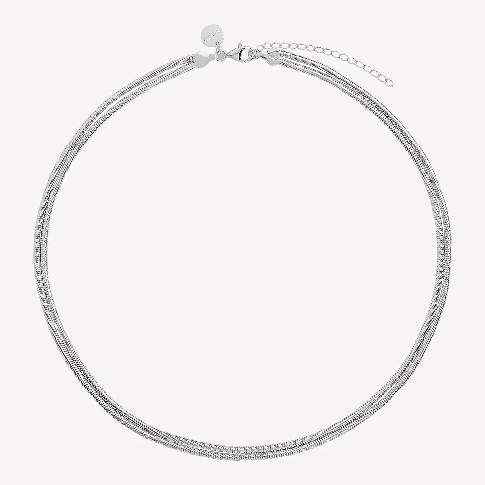 Thumbnail: Najo N7465 Serenade Necklace Silver