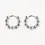 Thumbnail: Najo E7248 Constellation Huggie Silver Earrings