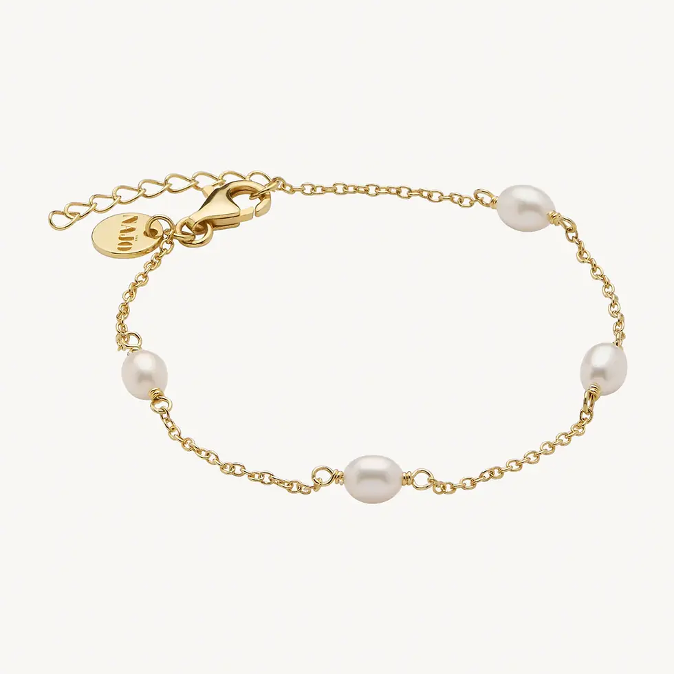 Thumbnail: Najo B7500 Tidal Whisper Pearl Bracelet Yellow