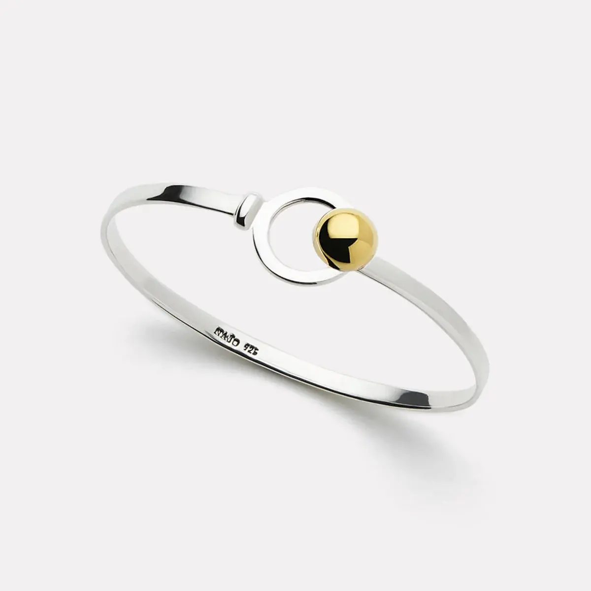 Najo B7601 Aurora Bangle Silver/Yellow
