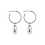 Thumbnail: Najo E6080 Piedra Large Hoop Earring