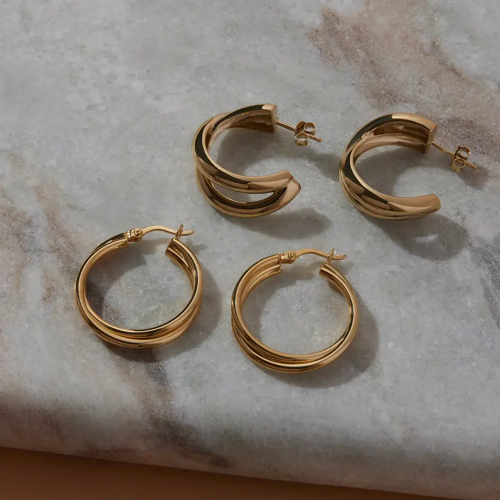 Thumbnail: Najo E7336 Cafe Earrings Yellow