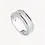 Thumbnail: Najo R6962M Dune Double-Band Ring