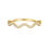 Thumbnail: 9ct Yellow Gold Diamond Wave set Ring