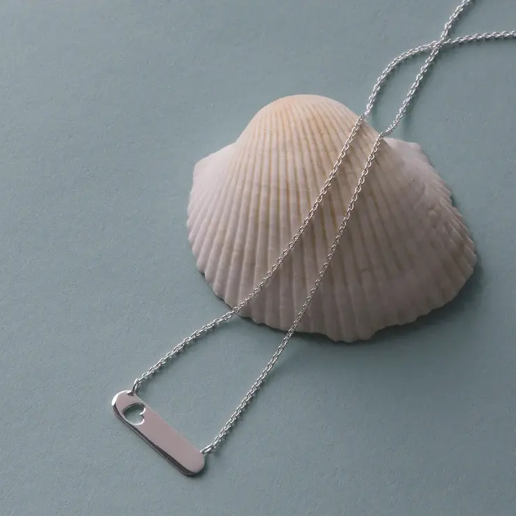 Thumbnail: Najo N7476 Amoria Necklace Silver