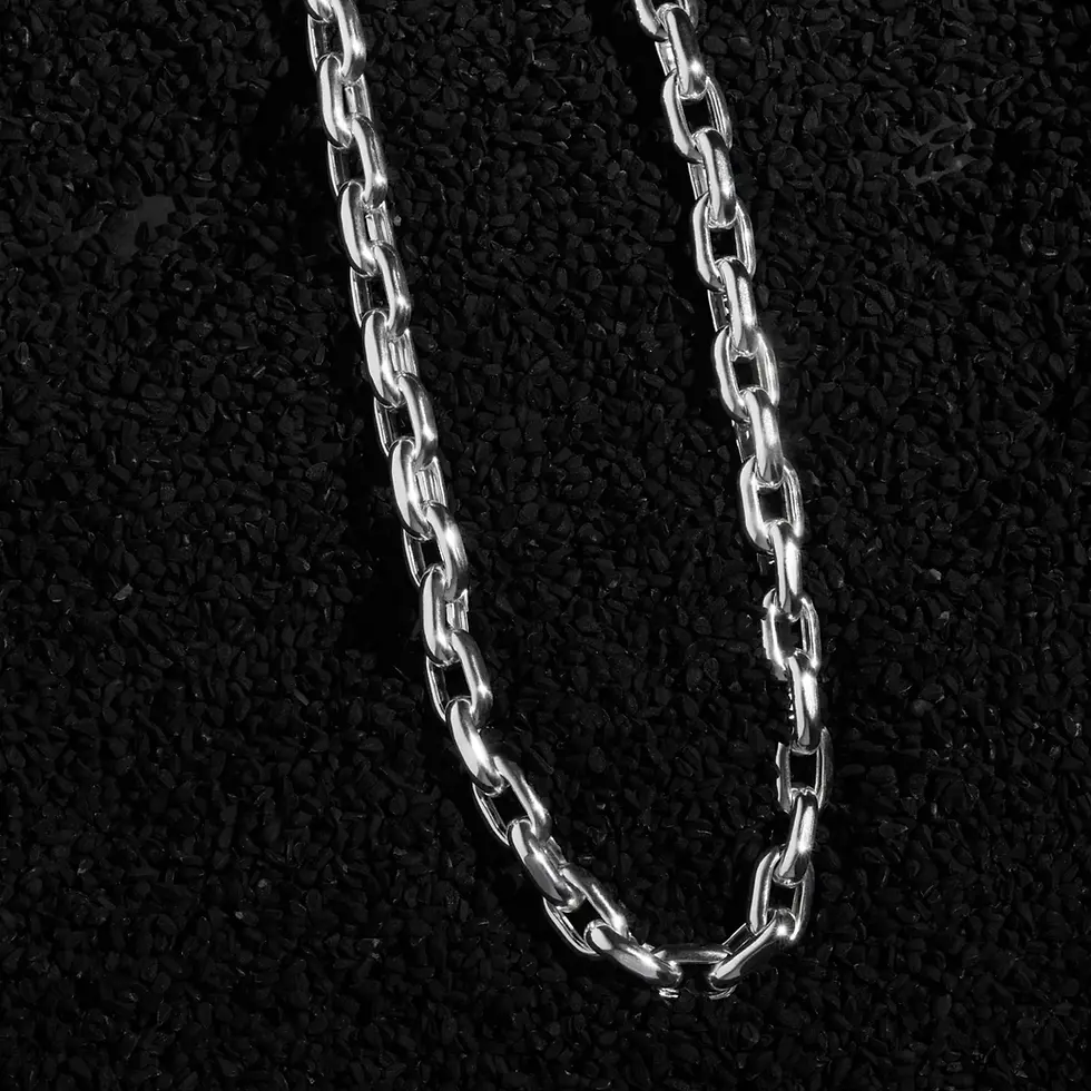 Thumbnail: Najo N9013 Sentinel Men's Silver Chain Necklace