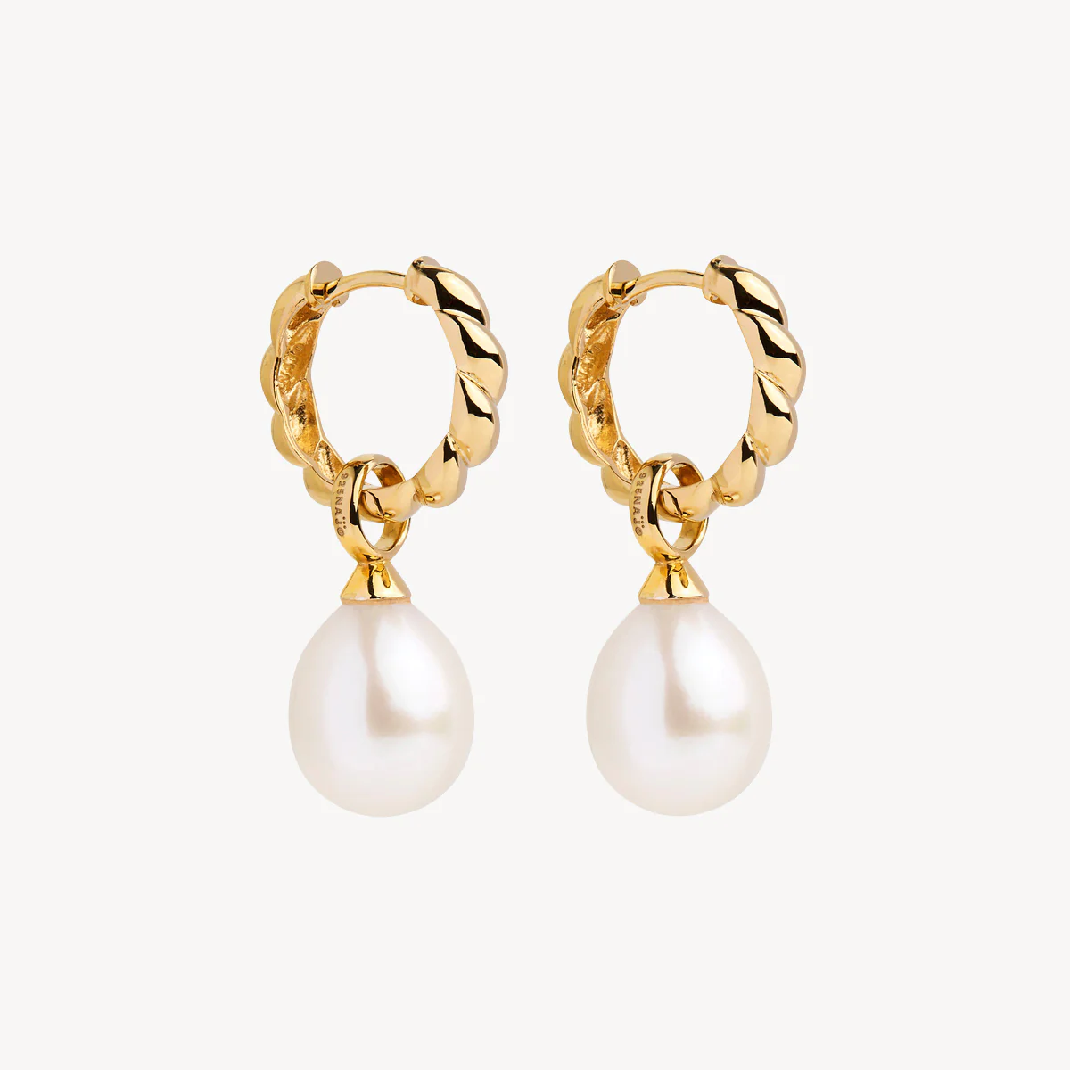 Najo E6808 Dew Drop Pearl Earrings