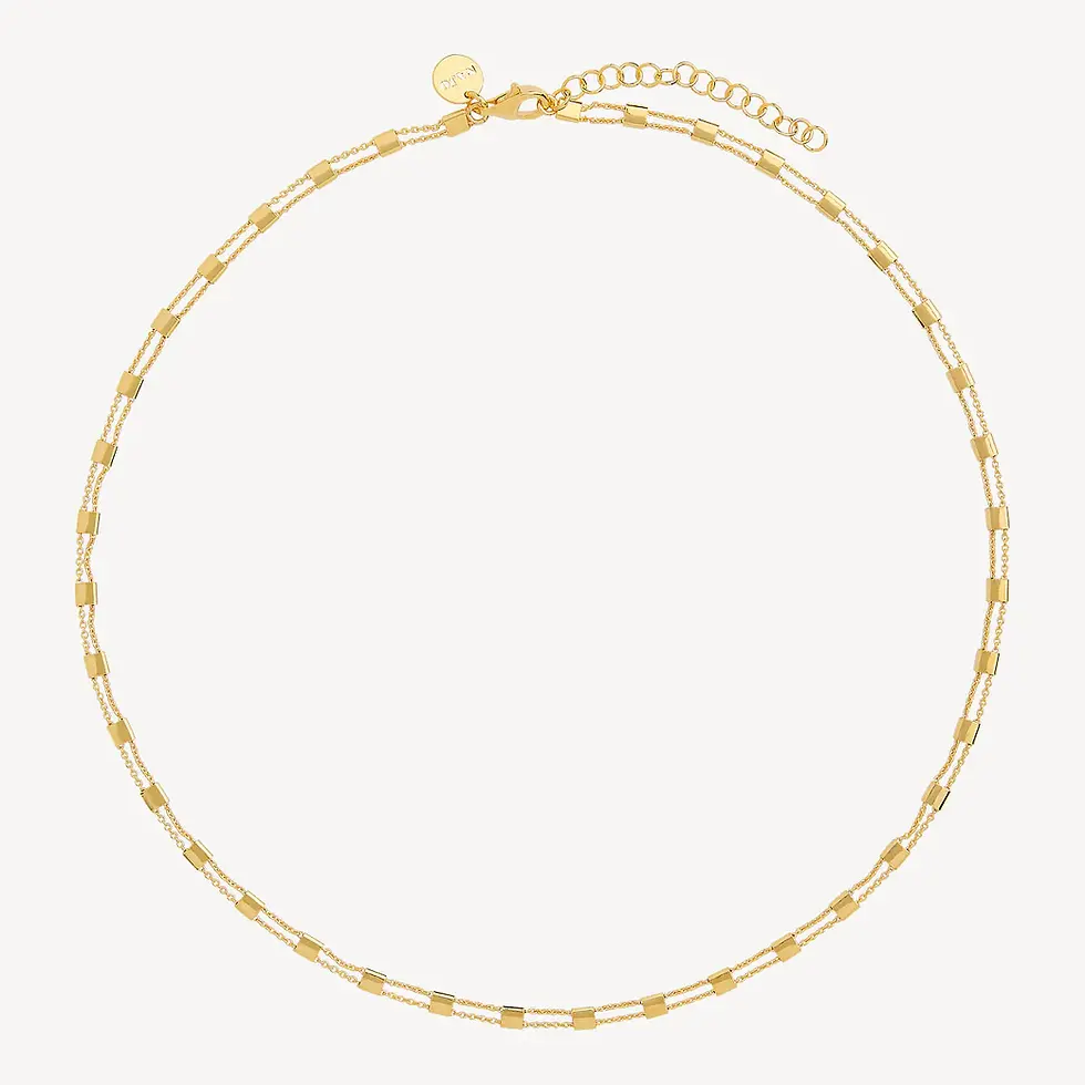 Thumbnail: Najo N7458 Summer Veil Necklace Yellow