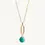 Thumbnail: Najo N7198 The Enchantress Turquoise Yellow Pendant Necklace