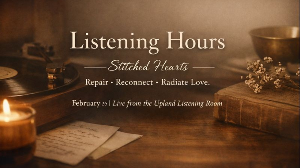 Listening Hour—Stitched Hearts