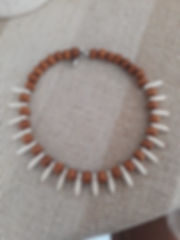 Holzperlen Chocker