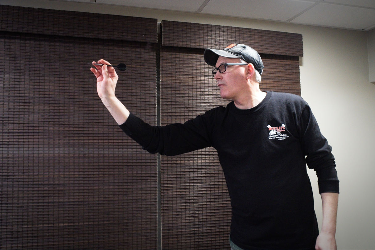 Ron "The Dreamboat" Sargent takes aim.