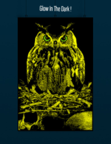 Owl of Death (yellow variant) | elvisdead