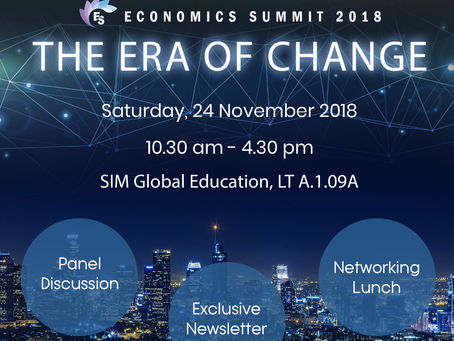 SIM Economics Society (SIMES) - Economics Summit Marketing Collaterals