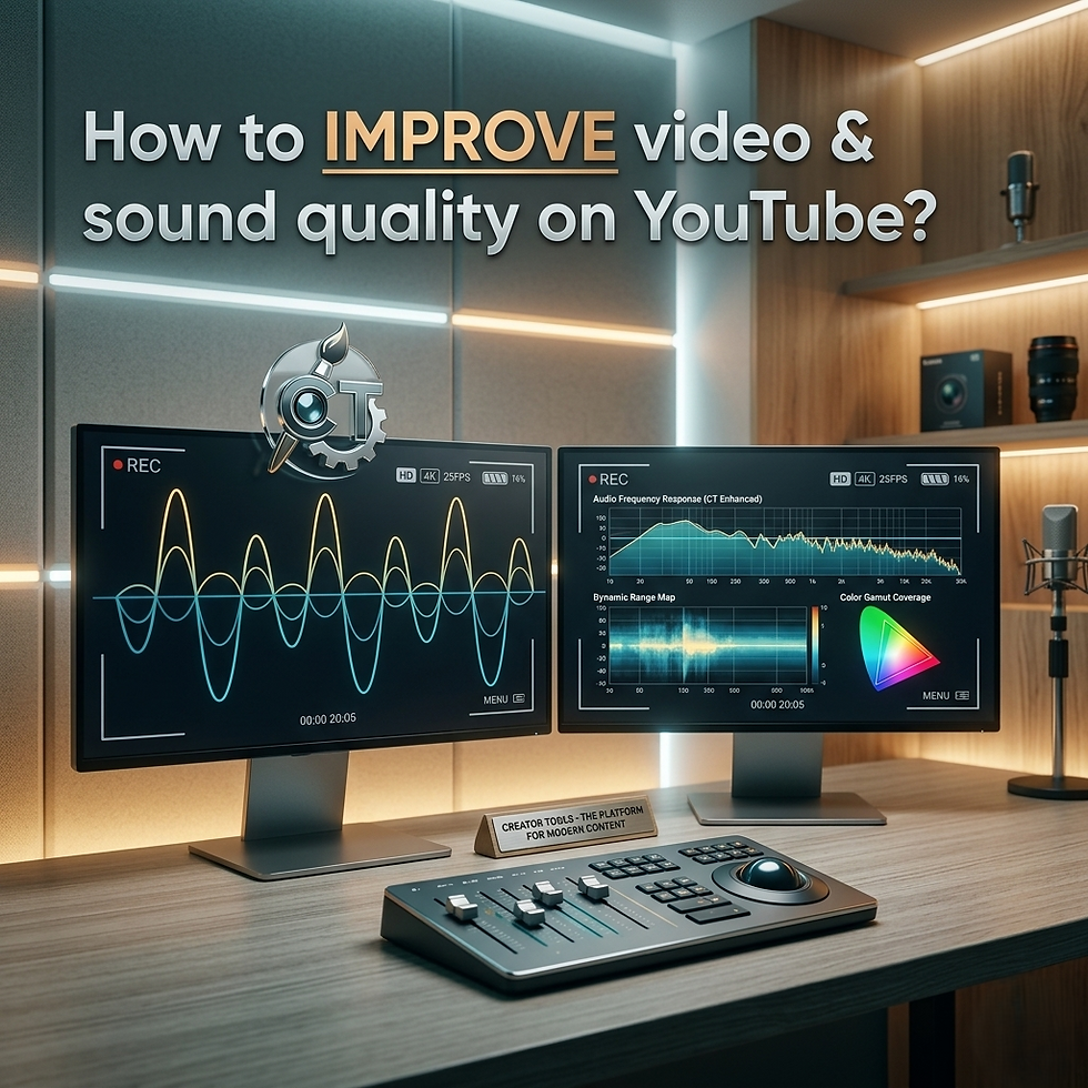 Professional YouTube Videos: Secrets to Improving Audio and Picture Quality for Perfect Content
