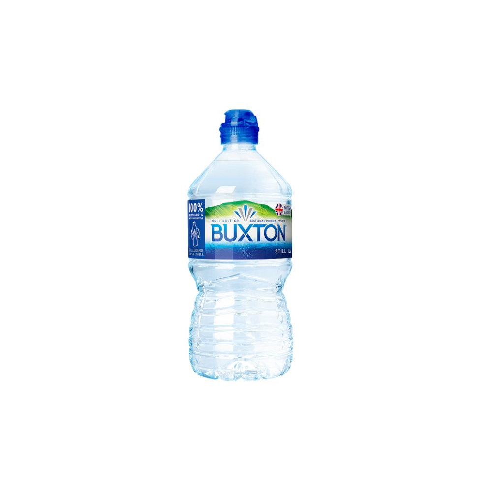 Buxton Still Natural Mineral Water Sports Cap 1L