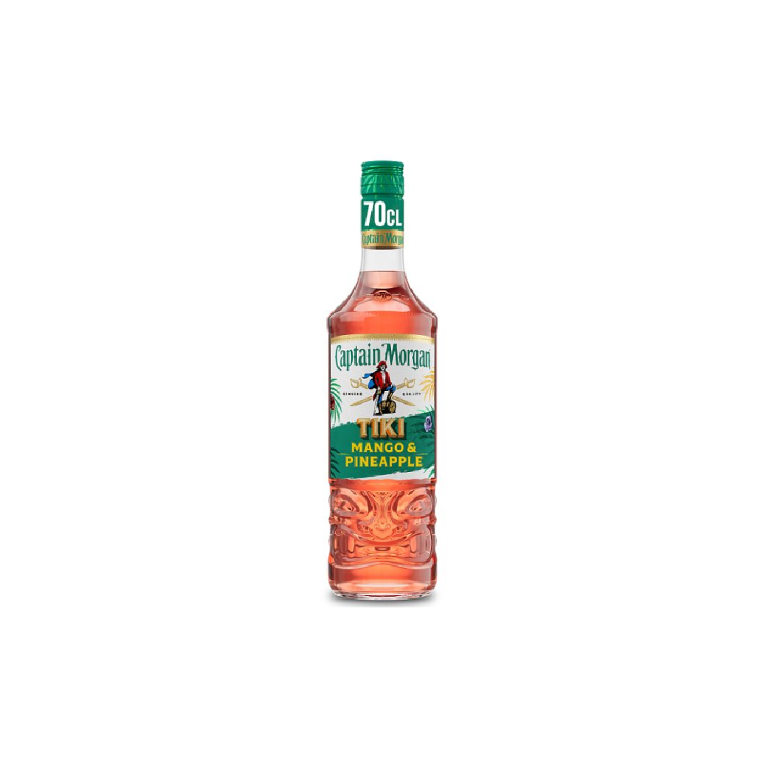 Captain Morgan Tiki Mango & Pineapple Rum Based Spirit 25% vol 70cl Bottle
