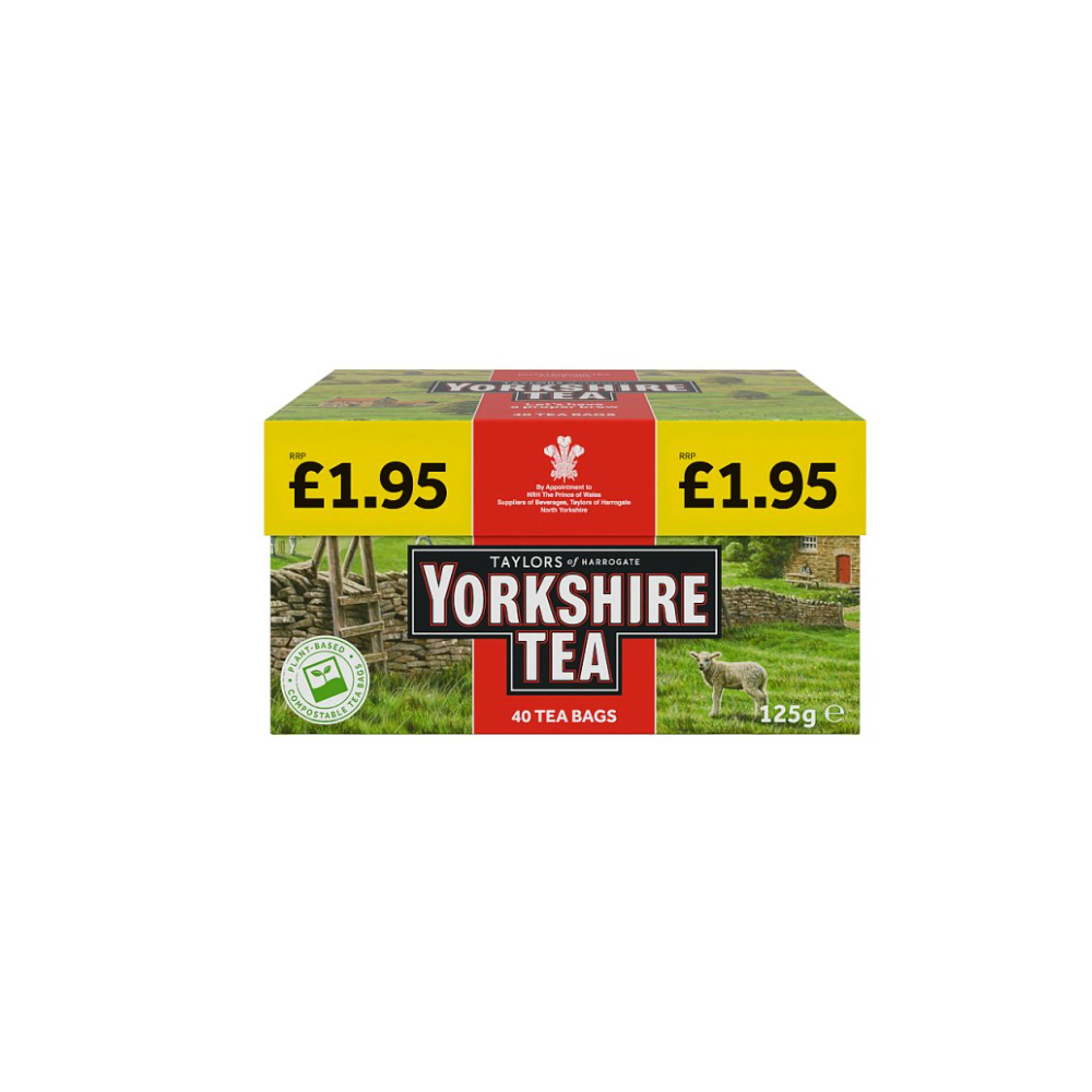 Yorkshire Tea 40 Tea Bags 125g