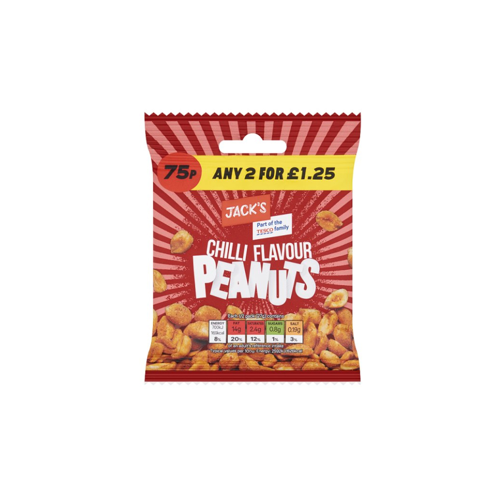 Jack's Chilli Flavour Peanuts 55g