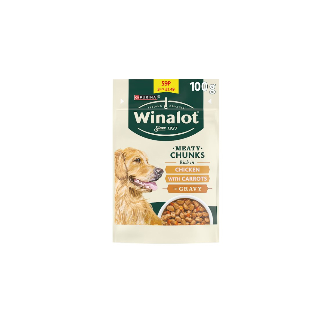 WINALOT Meaty Chunks in Jelly Chicken 100g