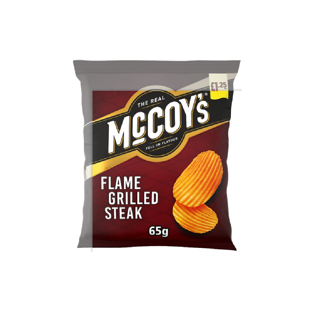McCoy's Flame Grilled Steak Sharing Crisps 65g