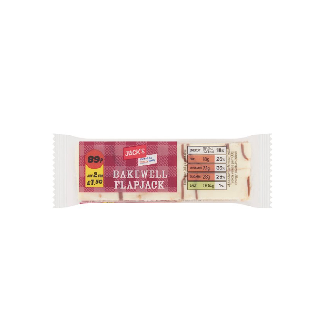 Jack's Bakewell Flapjack 85g