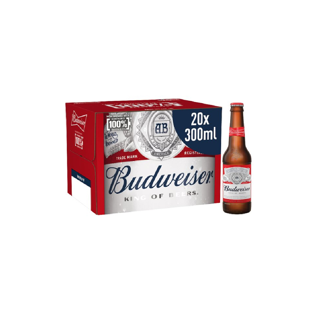 Budweiser Beer 20 x 300ml